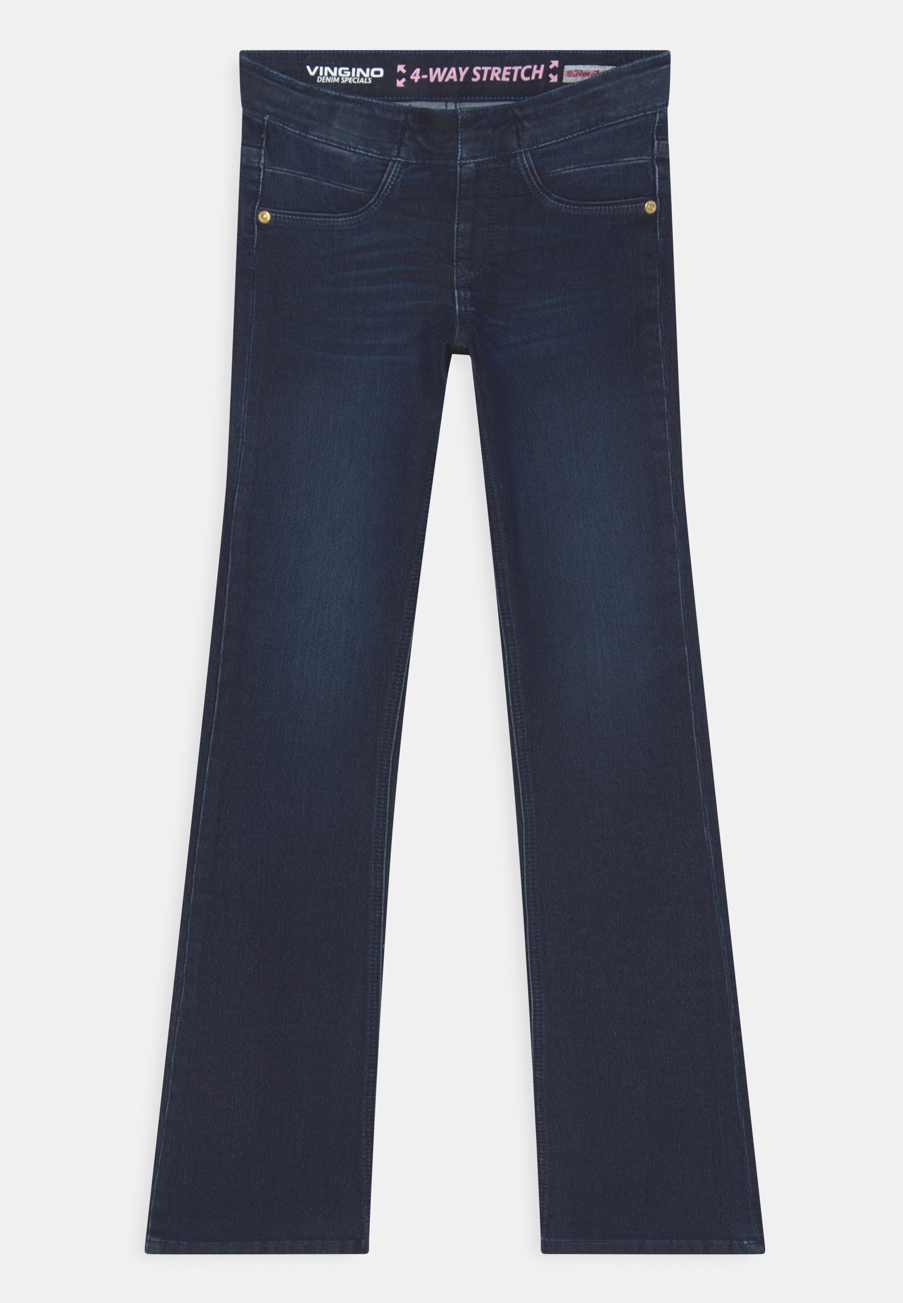 Vingino BRITNEY - Jeans Bootcut - deep dark/dark-blue denim - Zalando.ch
