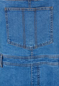 Zizzi OVERALLS - Kavbojke z naramnicami - light blue denim