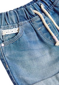 Next DENIM BLUE PULL-ON SHORTS (3MTHS-10YRS) - Džinsa auduma šorti - blue