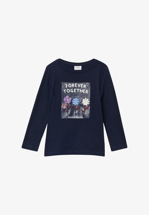 Ilgarankovis viršutinės dalies drabužis - navy