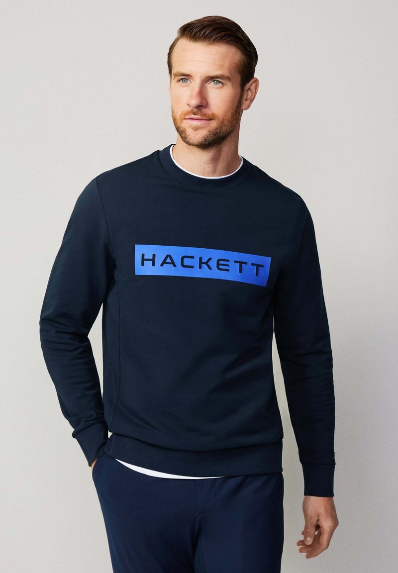 Hackett London ESSENTIAL CREW - Sweatshirt - navy blue