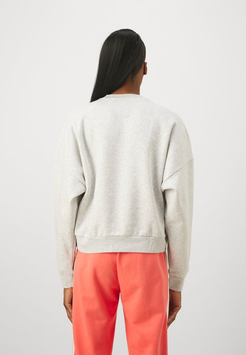 adidas ESSENTIALS SMALL LOGO FEEL COZY - Sweatshirt - light grey heather/white — photo 3