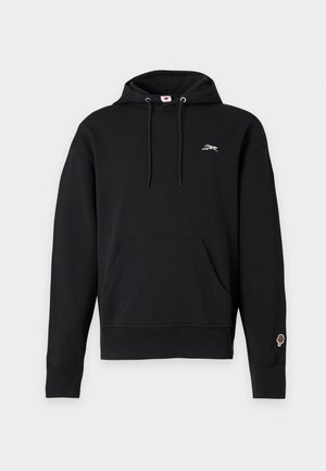 Icecream, APPLIQUE JUMBO RUNNING DOG POPOVER HOOD - Φούτερ με κουκούλα - black