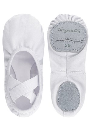 SCHLÄPPCHEN "BONNIE" STRETCH, GETEILTE SOHLE - Tanzschuh - weiß