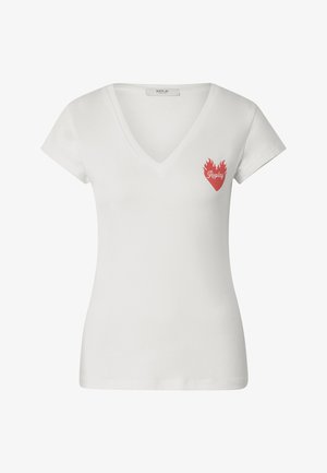 Replay, T-SHIRTS FP - Trükipildiga T-särk - natural white