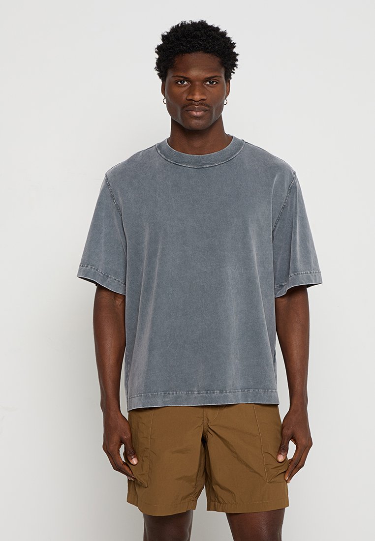 Abercrombie & Fitch T-shirt basic grijs Abercrombie & Fitch T-shirt basic grijs