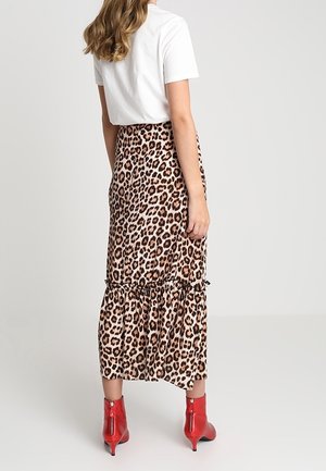 Falda acampanada - beige