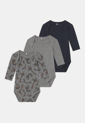 NBMBODY GIRAFFE 3 PACK - Body - grey melange