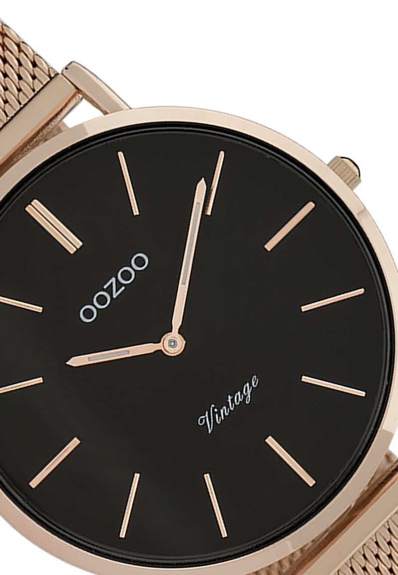 Damen Analoguhren | OOZOO Uhr schwarz roségold/schwarz - KS84203 Damen Analoguhren | OOZOO Uhr schwarz roségold/schwarz - KS84203