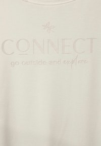 Street One SEIDEN LOOK - Langarmshirt - weiß