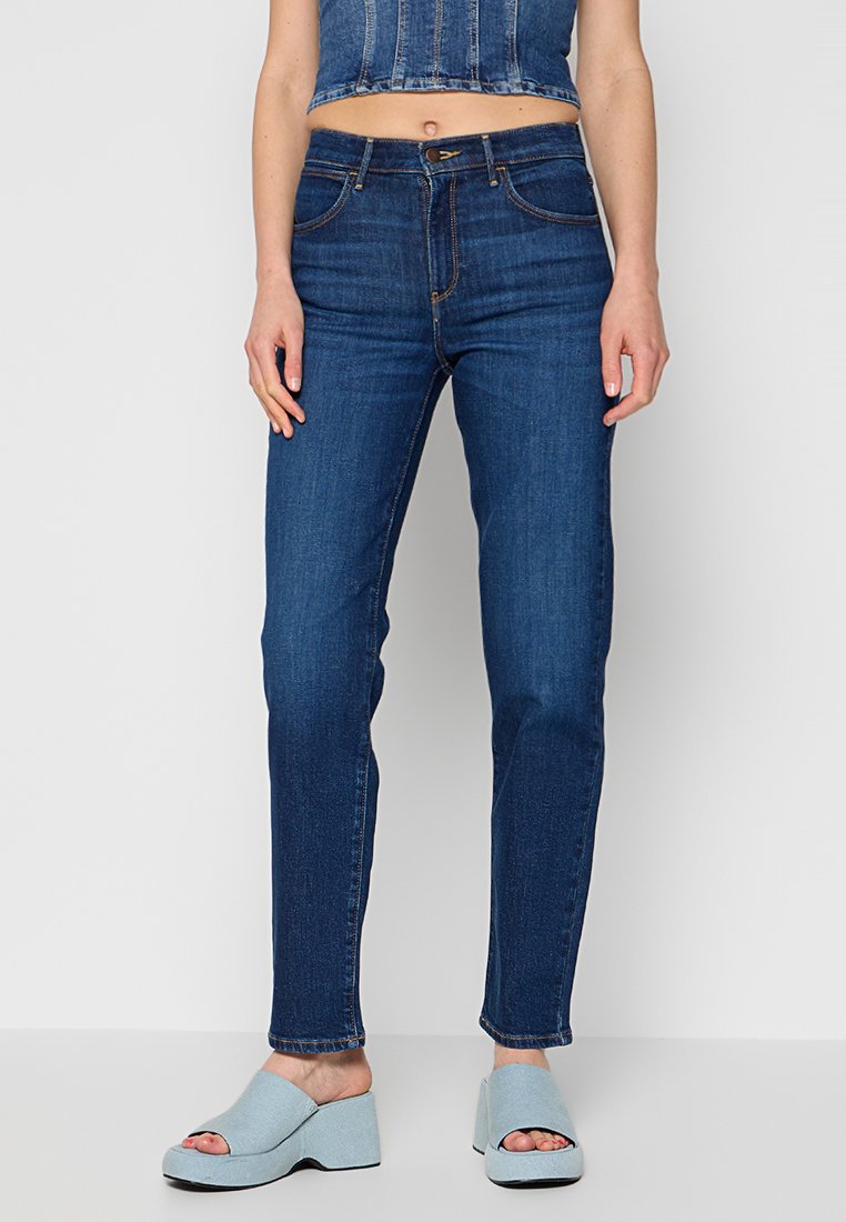 Wrangler Slim fit jeans donkerblauw