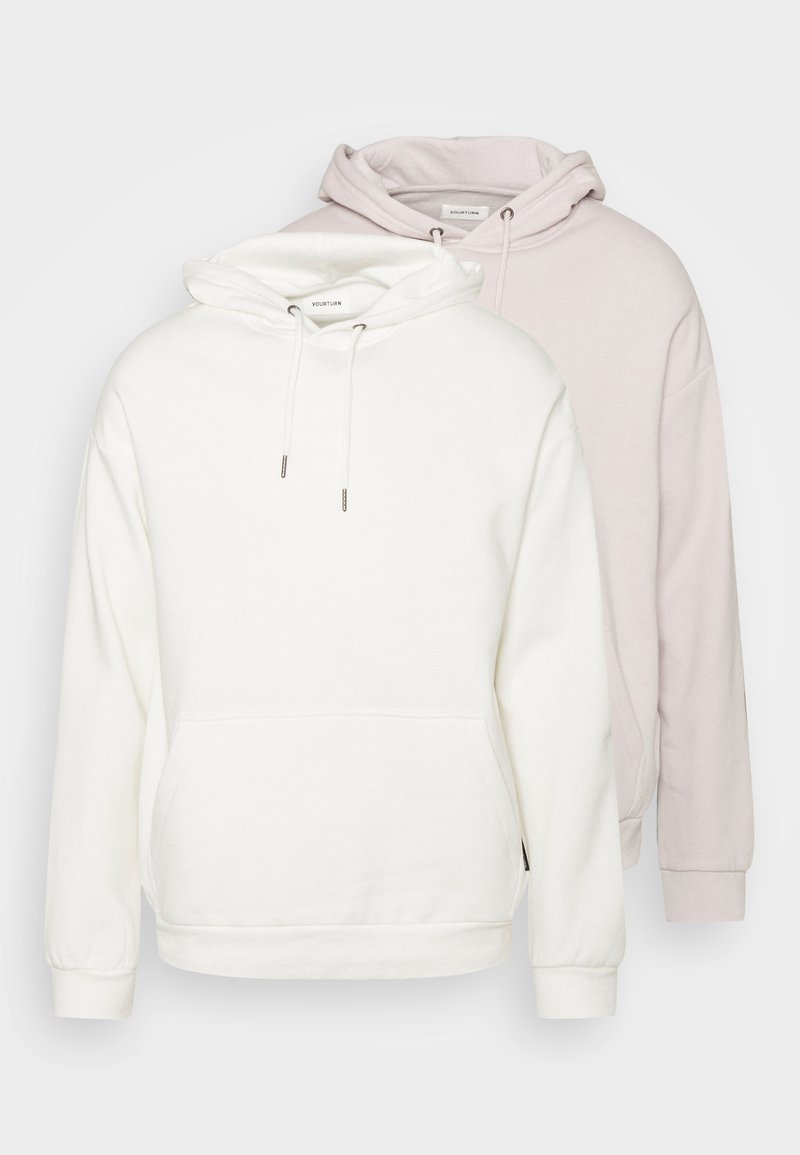 YOURTURN UNISEX 2 PACK - Camisola - off-white/lilac
