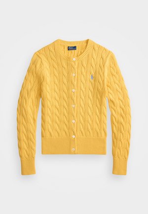 Polo Ralph Lauren CABLE CARDIGAN - Strickjacke - fall yellow