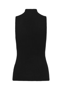 Cream DELA SLEEVELESS TURTLENECK - Top - pitch black
