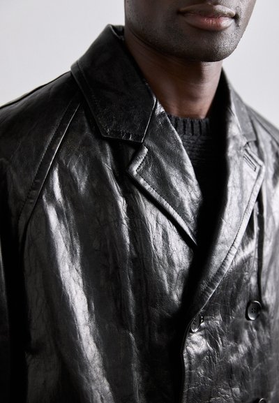 Bally M0PE - Chaqueta de cuero - black