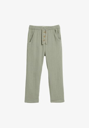Newbie, MUSLIN TROUSERS UNISEX - Nohavice - dark green