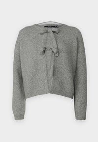 O NECK - Gilet - medium grey