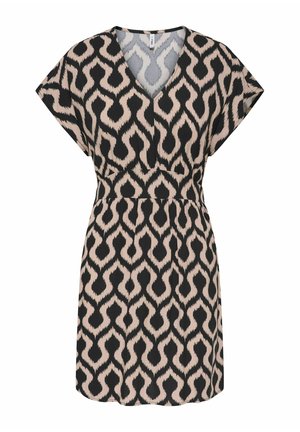 ONLY, DRESS ONLMETTE SHORT DRESS - Vestito casual - black