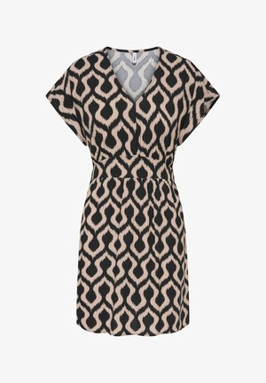ONLY, DRESS ONLMETTE SHORT DRESS - Day dress - black