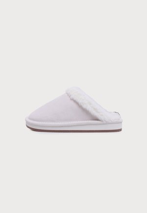 Polo Ralph Lauren, KAYLEIGH  - Пантофи - cream suede/cream faux fur w/ light brown pp