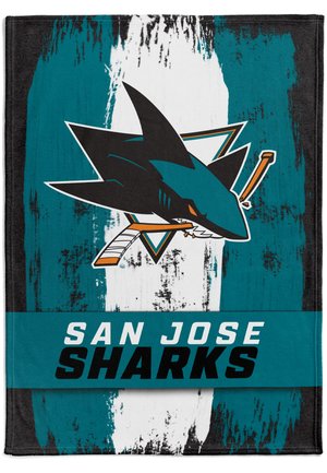 SAN JOSE SHARKS THROW BLANKET - Other accessories - teal black