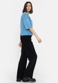 Soft Rebels SRMARLA 2/4 BOXY - Paprasti marškinėliai - azure blue