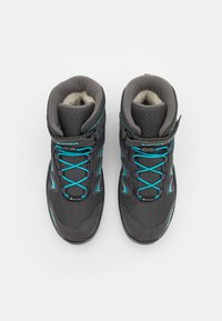 Lowa MADDOX WARM GTX MID UNISEX - Stivali da neve  - graphite/aquamarine