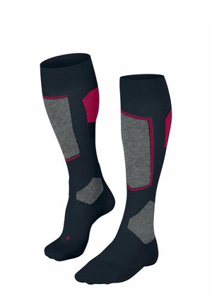 FALKE SK4 Skiing light cushioning - Kniestrümpfe - space blue