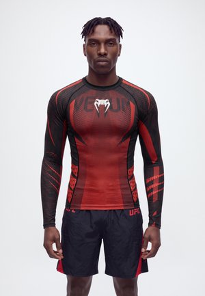 Venum, VENUM GALACTIC 3.0  LONG SLEEVE RASHGUARD - Потник - red/silver