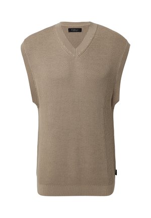 s.Oliver BLACK LABEL, MODISCHER - Strickpullover - cognac