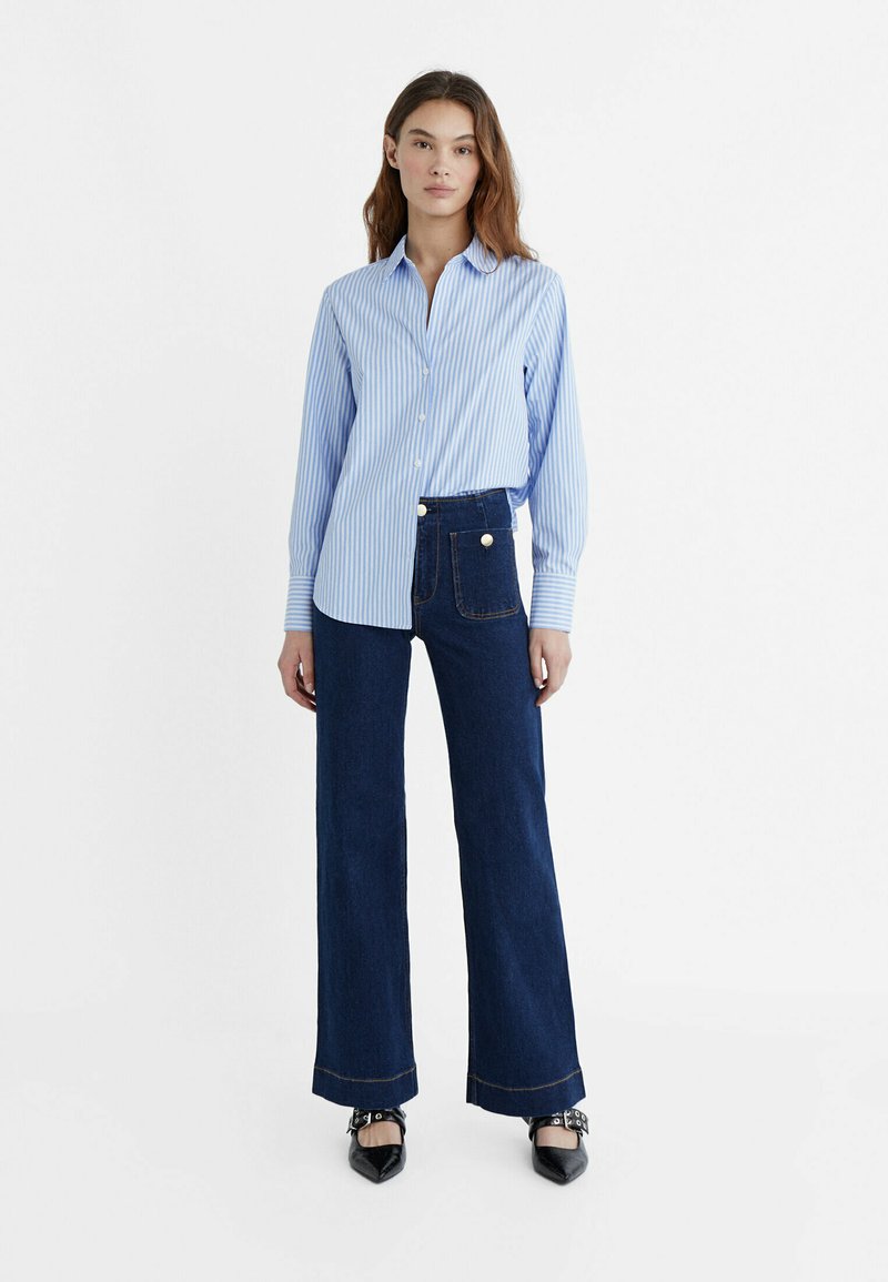 Stradivarius Overhemdblouse blauw