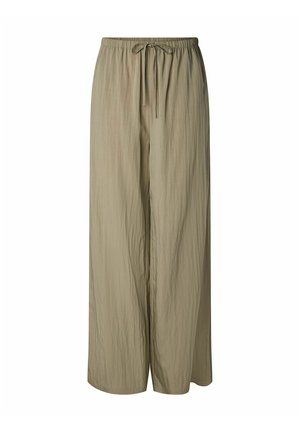 Pieces, TROUSERS PCJABINA MW STRING - Pantalon classique - desert sage