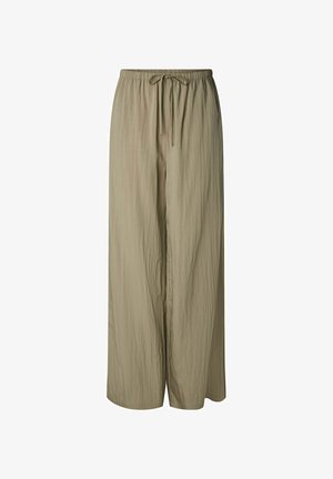 Pieces, TROUSERS PCJABINA MW STRING - Pantalon classique - desert sage