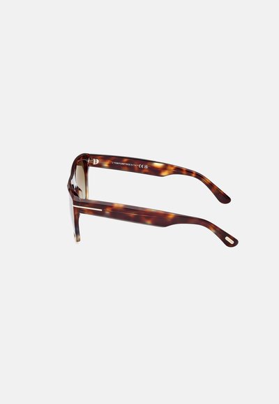 Tom Ford ALBERTO - Ochelari de soare - marrone chiaro marrone specchiato