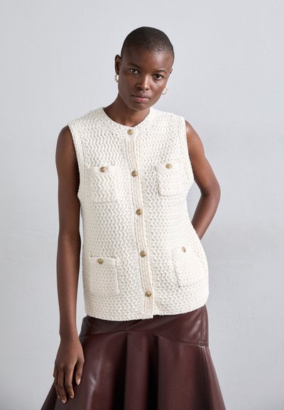 Vanessa Bruno ELISABETH - Veste sans manches - ecru