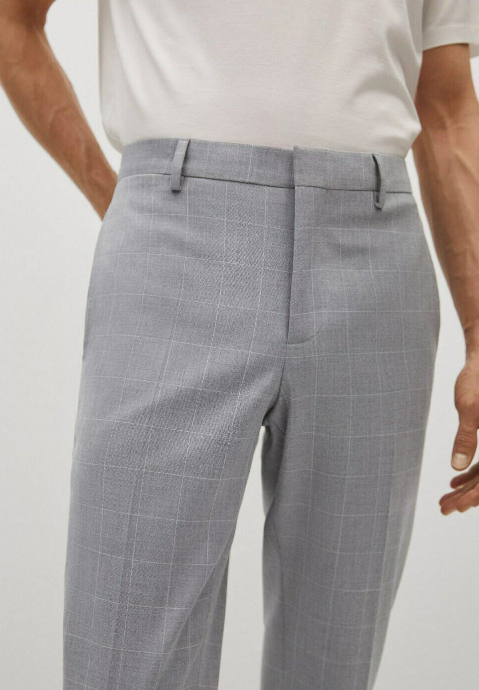 Uomo KARIERTE SUPER SLIM FIT - Pantaloni eleganti Uomo KARIERTE SUPER SLIM FIT - Pantaloni eleganti
