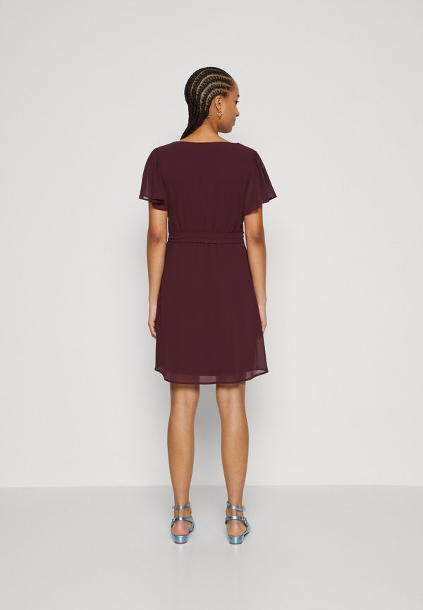 VIMICADA V NECK SHORT DRESS - Cocktail dress / Party dress - winetasting4