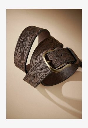 Next SIGNATURE EMBOSSED - Ceinture - tan brown