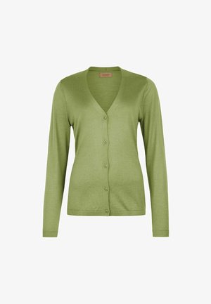 Falconeri, FINE V-NECK - Cardigan - green