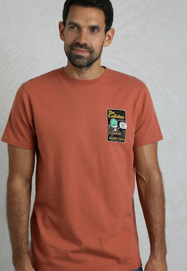 CODFATHER ARTIST - Print T-shirt - baked clay
