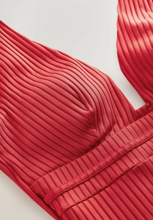 Next TAN SPOT PLUNGE - Swimsuit - red rib