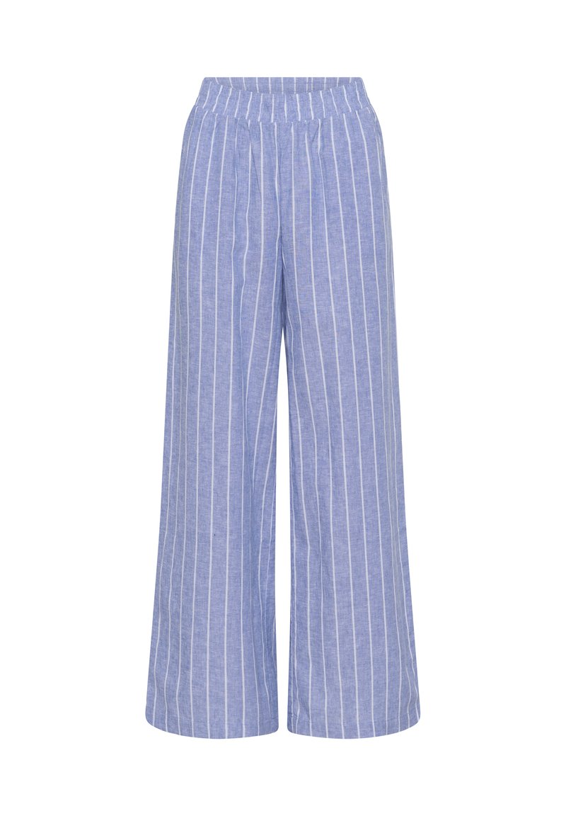 Culture Pantaloni - powder blue gardenia stripe/blu - Zalando.it