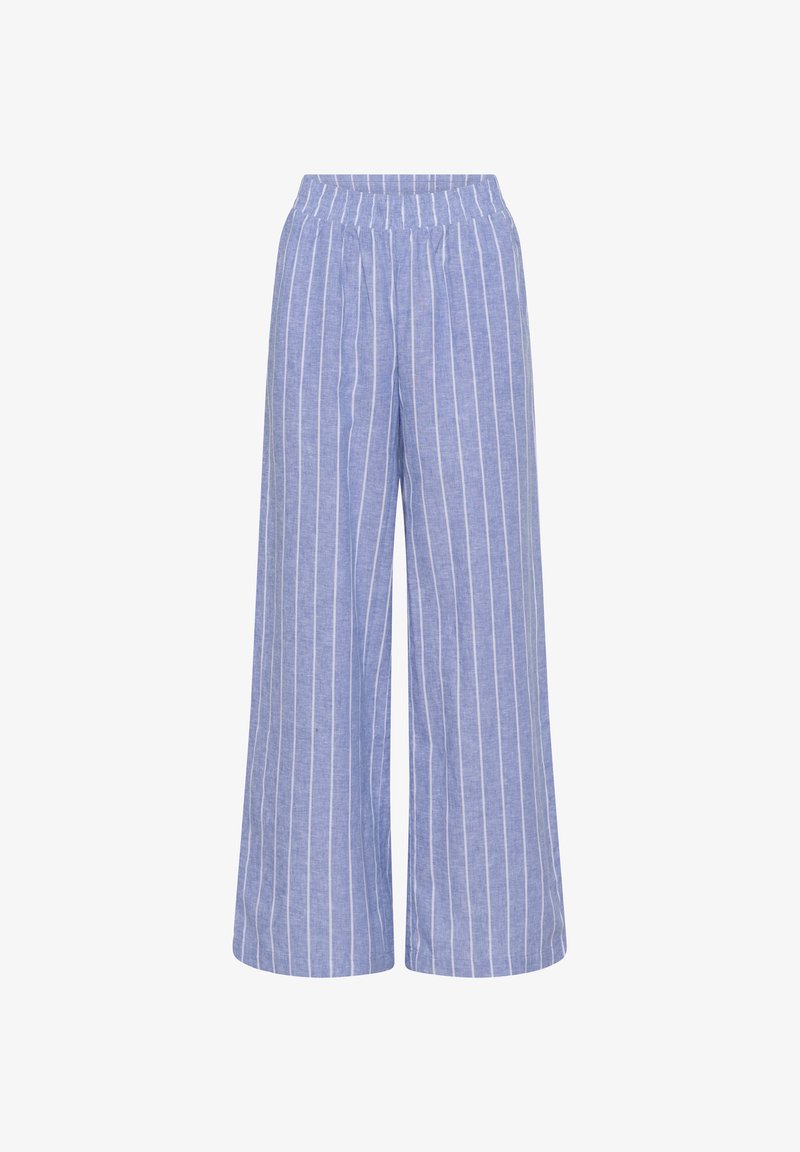 Culture Pantaloni - powder blue gardenia stripe/blu - Zalando.it