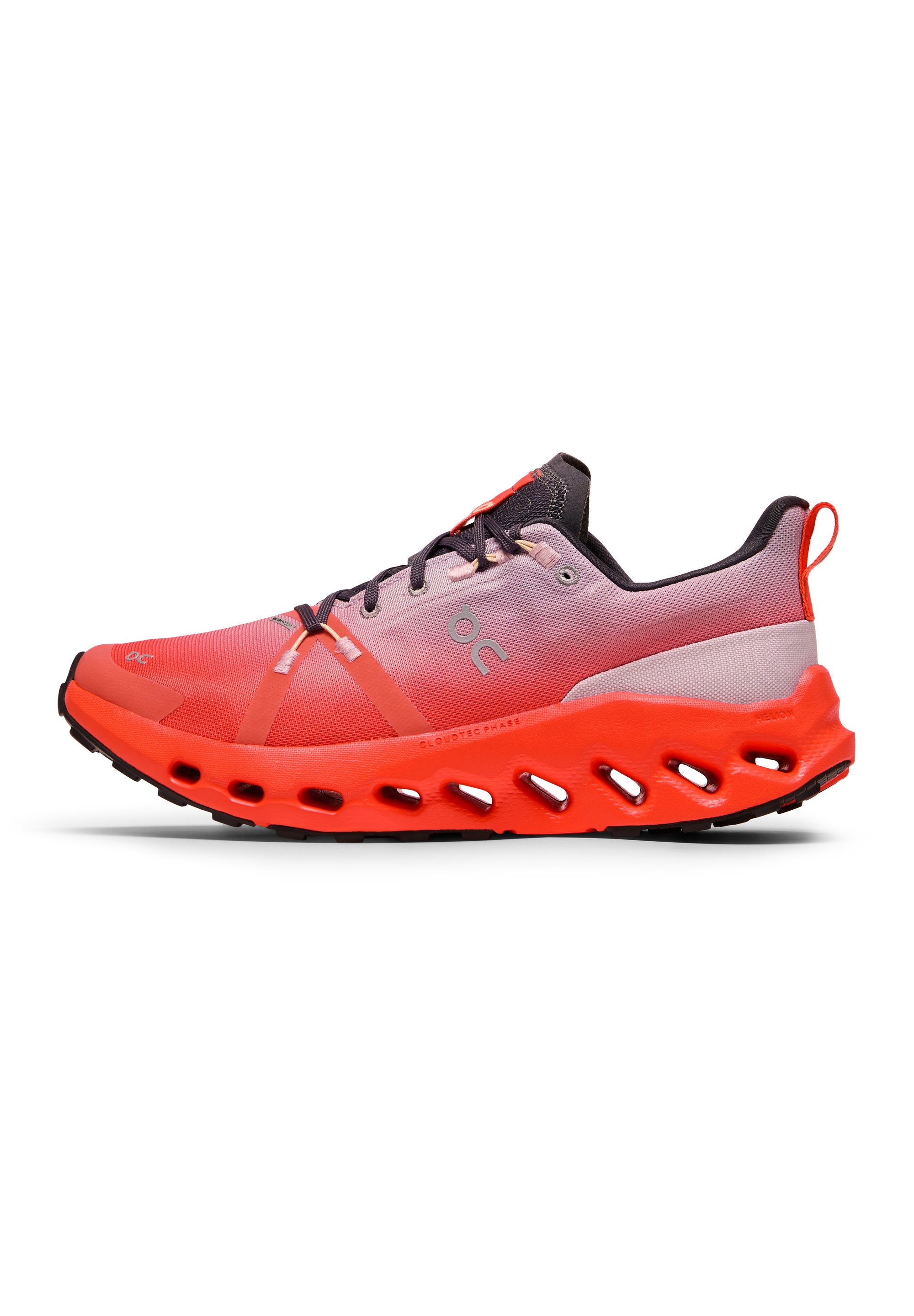 On CLOUDSURFER WP Laufschuh Trail mauve flame/orange Zalando