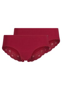 Não selecionado, deep red