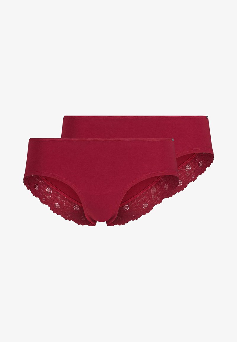 Skiny DAMEN PANTY 2 PACK - Calças - deep red