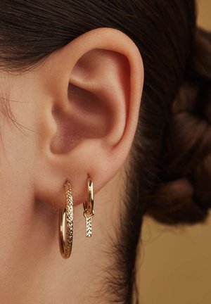 Earrings - gold coloured