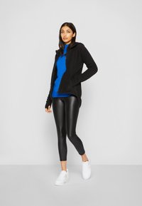 Urban Classics LADIES POLAR FLEECE ZIP HOODY - Fleecejas - black