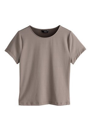 Next SHORT SLEEVE SLINKY - REGULAR FIT - Pamata T-krekls - mink brown