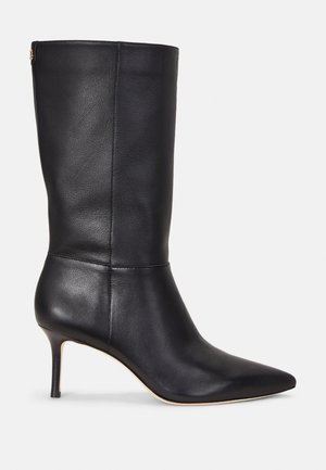 LEANNAH NAPPA LEATHER BOOT - Stivali alti - black